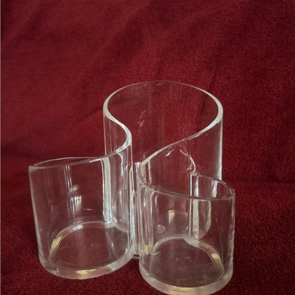 Other - Clear Acrylic makeup brush holder